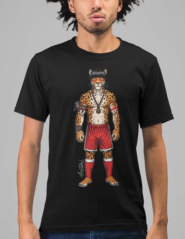 camiseta preta Xavante