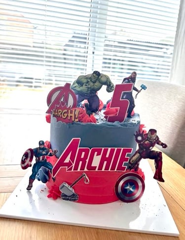 Avengers Themed Cake Toppers