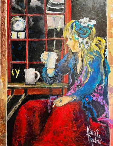 Brighton I, Acrylique sur toile ©Mireille Derbré