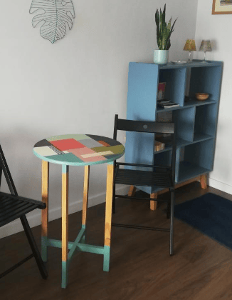 AFTER: Modern Upcycled Camilha Table