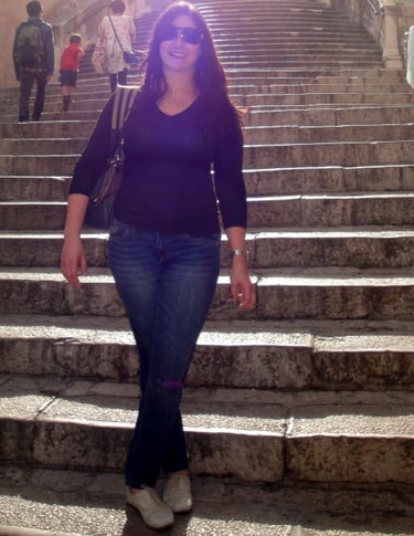 visitando a escadaria da vergonha em Dubrovnik