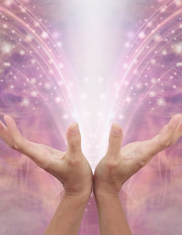 Light projecting from hands