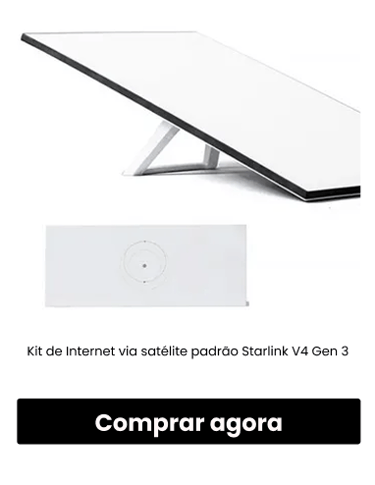 kit de internet Starlink V4 Gen 3
