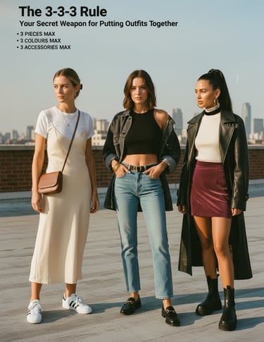 90s high-waisted denim fashion with a minimal white tank top.