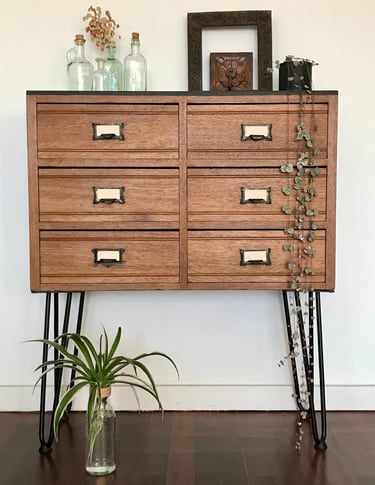 AFTER: Modern Upcycled Filing Drawer Cabinet