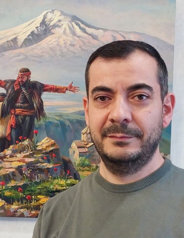 Meruzhan Khachatryan Armenian contemporary artist portrait