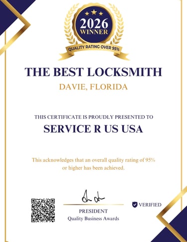 Best Locksmith Award