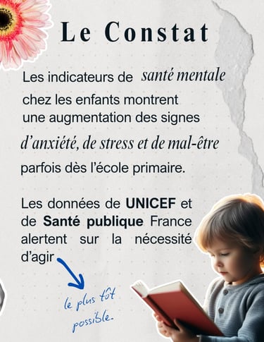 Unicef santé mentale enfants lecture arts