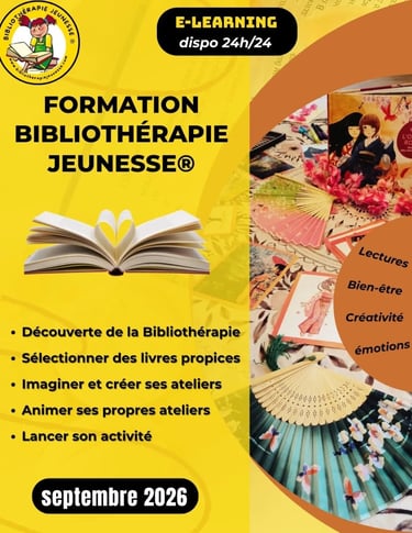 formation bibliothérapie jeunesse