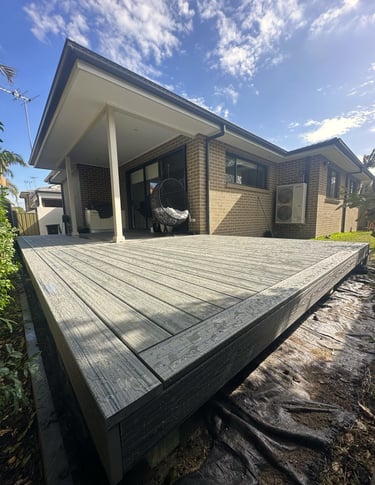 outdoor decking grey
