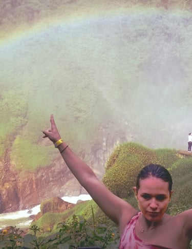 Waterfall eco tour Colombia