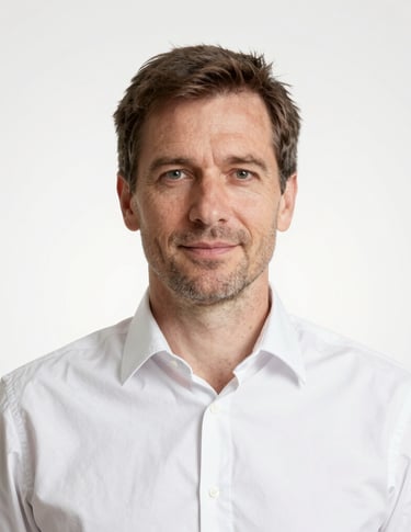 man crossing both arms