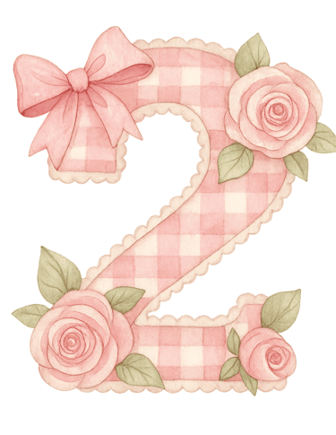 a pink and white letter s with a pink ribbon and a bow