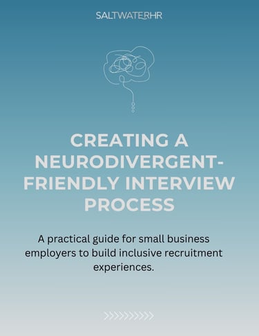 Creating a ND friendly Recruitment Process