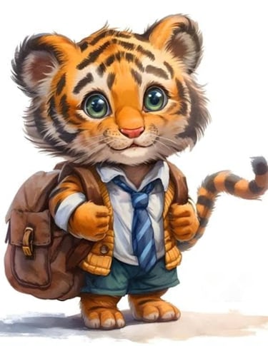 Logo - Tiger Cub - Future Tech School System - Kallar Kahar Township