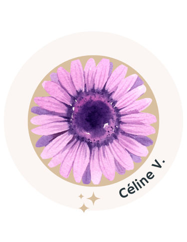 a purple flower with the name of the name of the flower