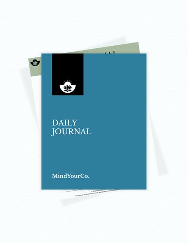 daily journal mockup cover