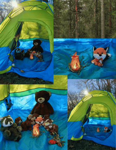 Wild Robot Movie Theme Night, Build a shelter and rescue the animals