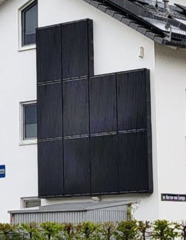 Solarpanels optimiert auf Wintersonne