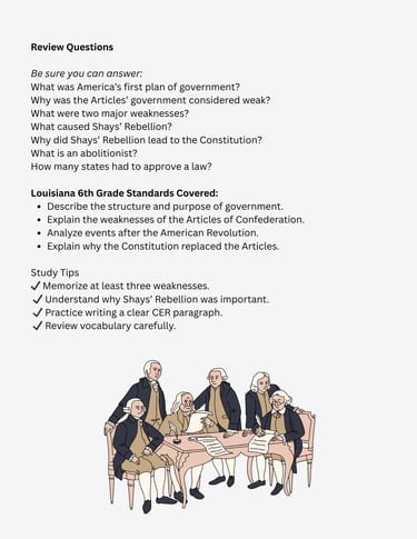 The Articles of Confederation pg 2