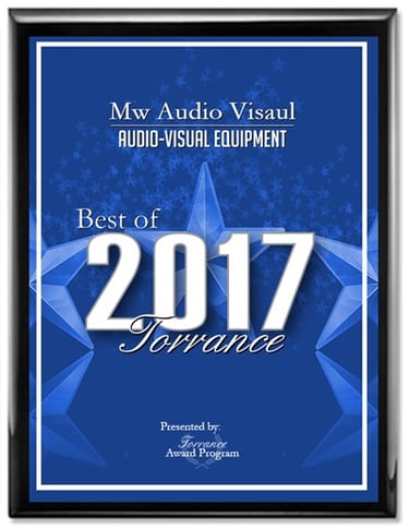 Torrance Business Award 2017 MW Audio Visual