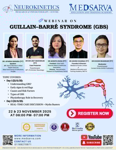 FREE Webinar on Guillain–Barré Syndrome (GBS) by Medsarva