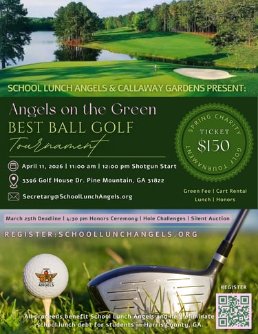 Angels on the Green Best Ball Golf Tournament Flyer