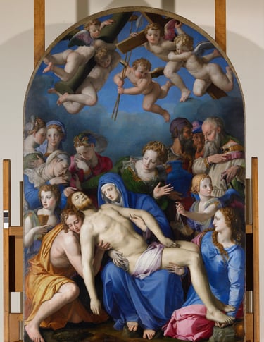 Bronzino, "La Déploration sur le Christ mort", © Besançon, MBAA, photo Pierre Guenat