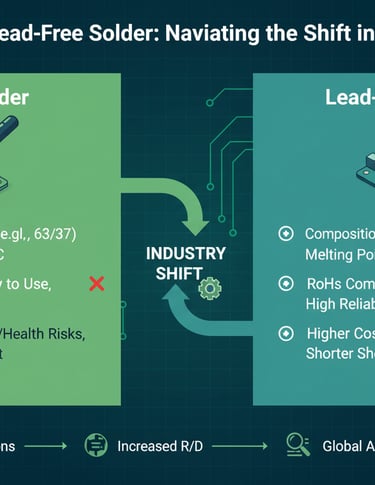 Lead Solder vs. Lead-Free Solder: Navigating the Shift in Modern PCBA