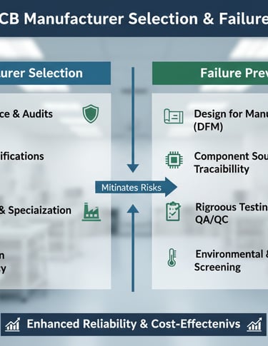 Strategic PCB Manufacturer Selection & Failure Prevention