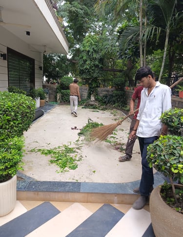 Artificial Grass Before Installation Image