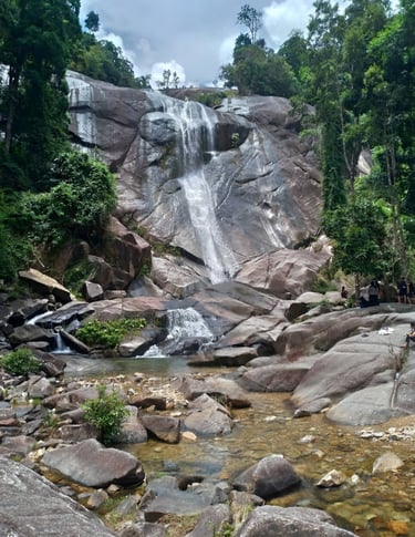 teluga teja waterfall steps