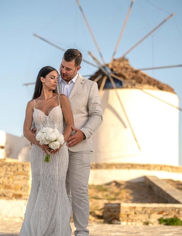 Elegant Wedding in Ios Greece