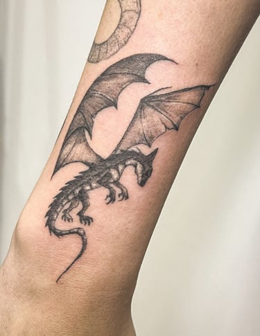 Tatuagem dragão - Estúdio de Tatuagem Rio de Janeiro