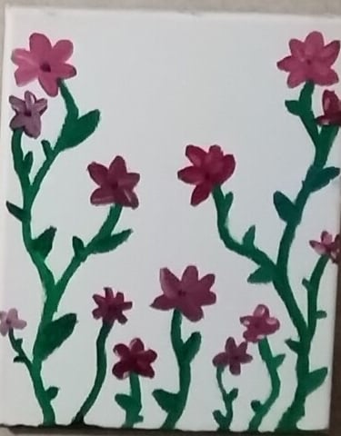 Climbing Vines (painting) Kylee Nicole Smith