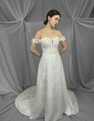 a woman in a white dress with a white dress