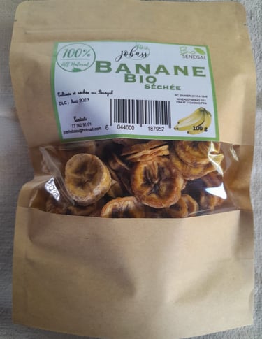 Banane séchée sachet