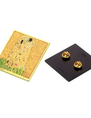 Custom Klimt Art Badges