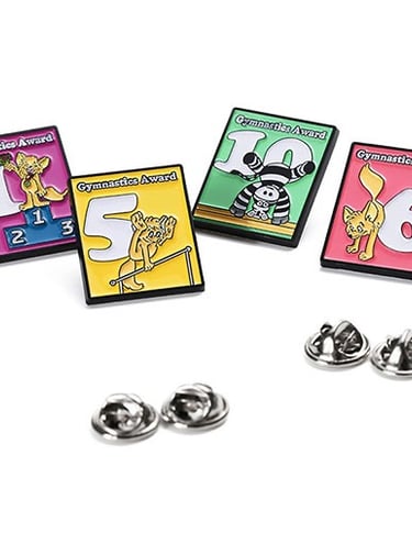 Custom die stuck enamel metal badges