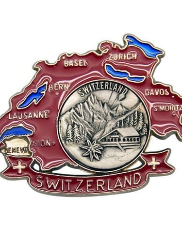 Map Country Shaped Refrigerator Magnets