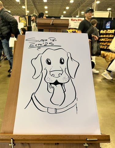 Dog caricature