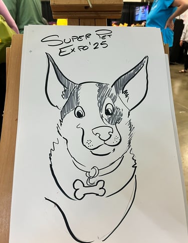 Dog caricature
