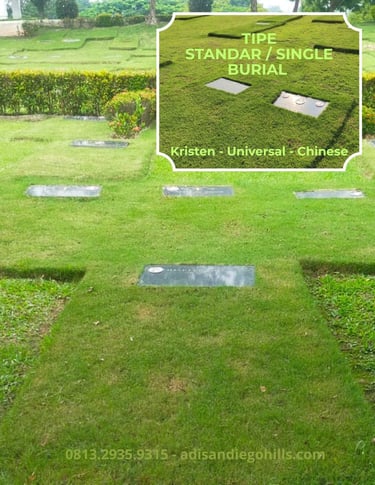 san diego hills memorial park tipe standar single burial ekonomis tetapi eksklusif
