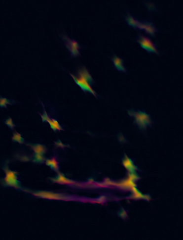 background visual abstract iridescent color accents
