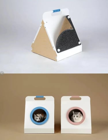 Cozy pet-friendly outdoor corner with calm evening lighting and soft textures, inspired by warm Euro