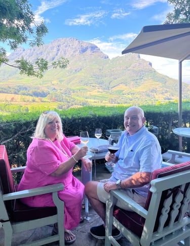 Guests at Delaire Graff in Stellenbosch 