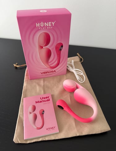 The Honey Play Box Vibrosa pleasure toy.