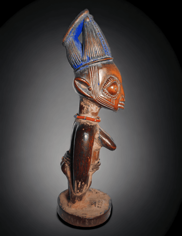 idowu statuette ibeji culte jumeaux yoruba nigeria