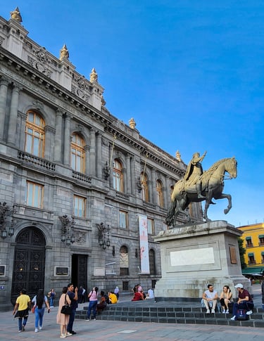 Fotografía del Caballito tomada en febrero de 2025.