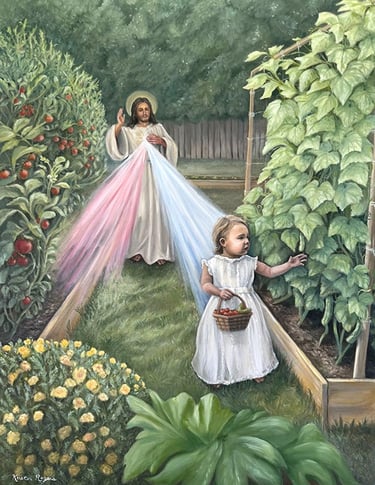 Jesus, I Trust In You Original Oil Painting